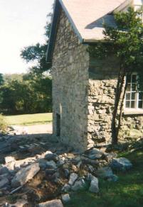 Old Stone House, Rebuild Walls