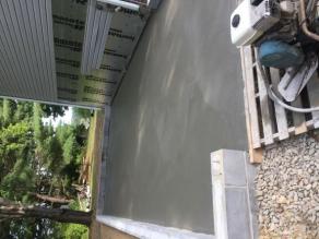 New garage foundation