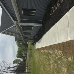 New sidewalk and stoop